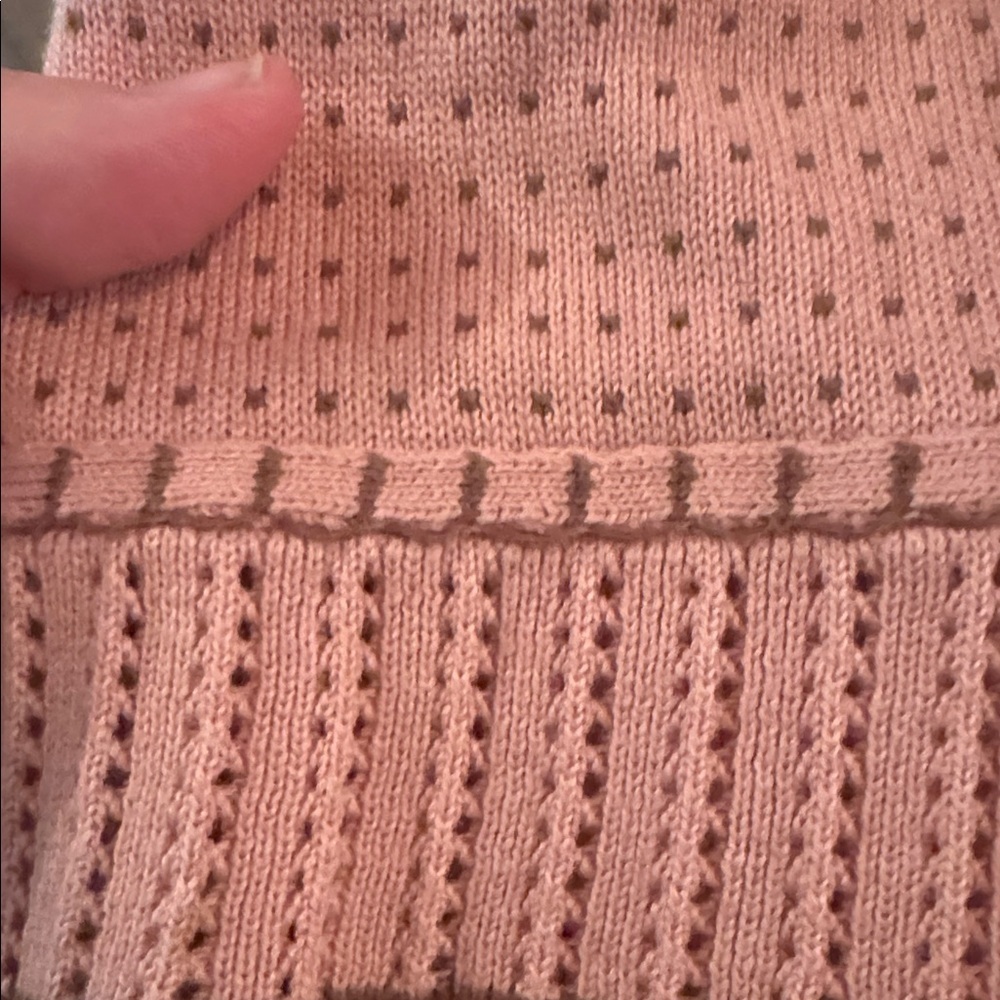 Vintage Marc Jacob's Pink Button-Up Cardigan - Picture 3 of 7